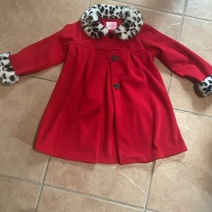 Sophia Rose Adorable Red Dressy Coat